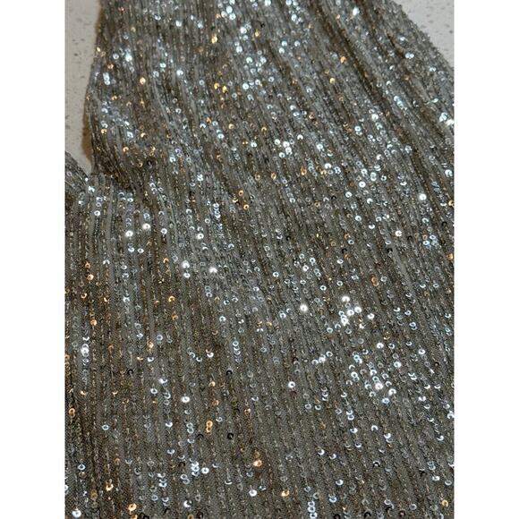 nwt EXPRESS HIGHRISE SEQUINED TROUSER DISCO WOMENS SMALL - Picture 7 of 9